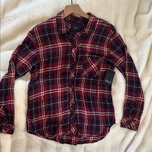 Rails Burgundy Plaid Casual Shirt